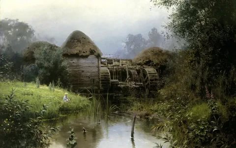 Василий Поленов. Старая мельница. 1880