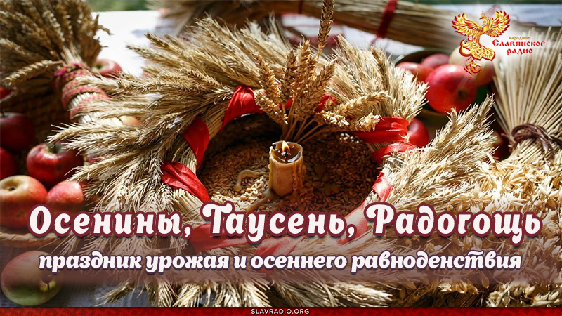 Осенины, Таусень, Радогощь — праздник урожая и осеннего равноденствия