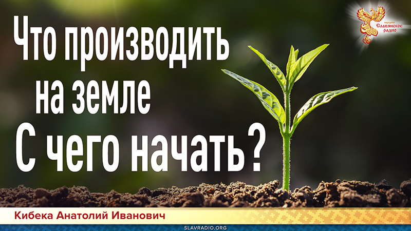 Что производить на земле. С чего начать?