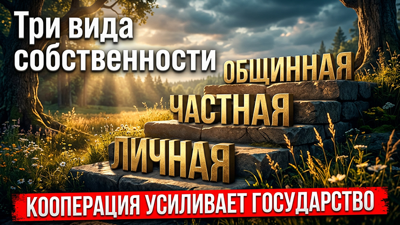 Три вида собственности