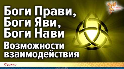 Боги Прави, Боги Яви, Боги Нави. Правила, практики и возможности взаимодействия