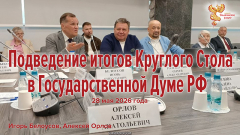 Подведение итогов Круглого Стола в Государственной Думе РФ 28 мая 2026 года 
