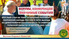 Круглый стол на тему: «Открытый разговор: сбережение народа России и пути выхода из демографического кризиса» в Славном