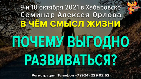 Почему выгодно развиваться? Ответ Алексея Орлова