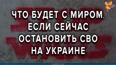 Что будет с миром если сейчас остановить СВО на Украине