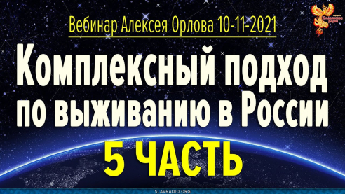 Комплексный подход по выживанию в России. Вебинар. Часть 5